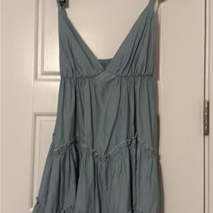 Blue Sleeveless Dress